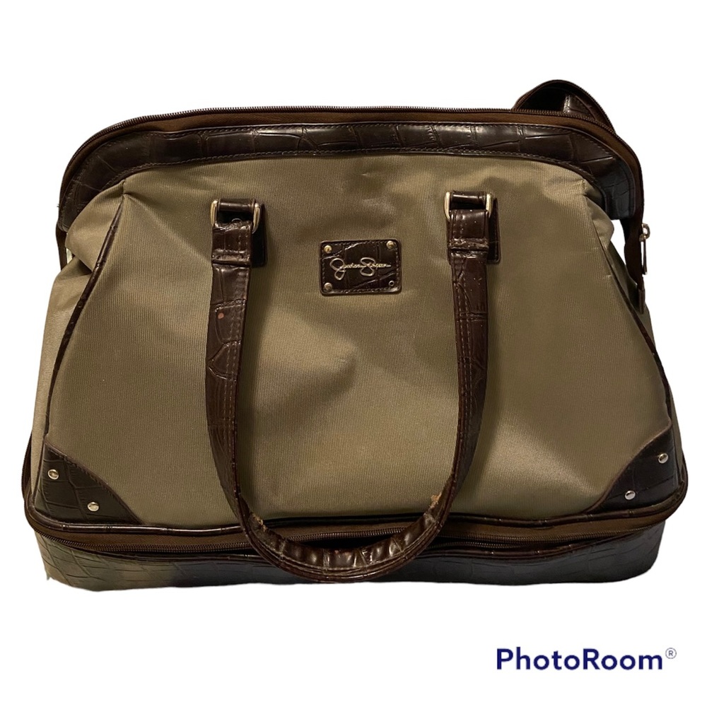 JESSICA SIMPSON Travel Bag with Zip around Bottom Compartment